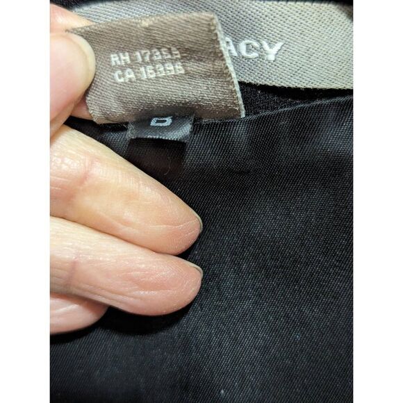 Ellen Tracy Women's Black Classic 2 Button Notch Lapel 2 Pc Set Pant Suit 12/14 - Picture 6 of 7